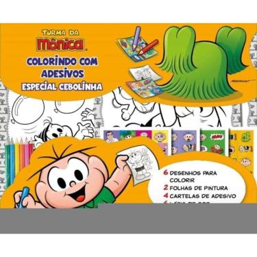 Imagem de Turma da Monica Colorindo C/ Adesivo Especial vol.02 - Cebolinha