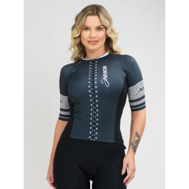 Imagem de Camisa Para Ciclismo Feminina Evolution Branca Savancini (3306), G