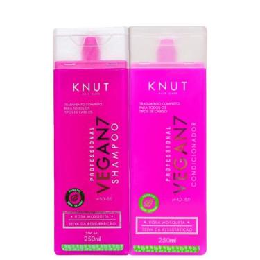 Imagem de Kit Vegan7 Shampoo 250ml + Condicionador 250ml Knut 