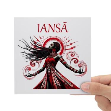 Imagem de Adesivo Orixá Iansã DTF UV Envernizado Prova D'água Sticker - Balaio d