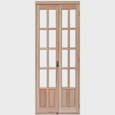 Imagem de Porta de Madeira Camarão 213x74cm com Marco e Batente 14cm ewk P24 Rondosul