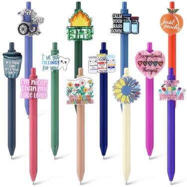 Imagem de Sayglossy 12 peças de presentes de agradecimento de funcionários, canetas esferográficas engraçadas, presentes de formatura médica, presente de agradecimento para colega de trabalho, enfermeira