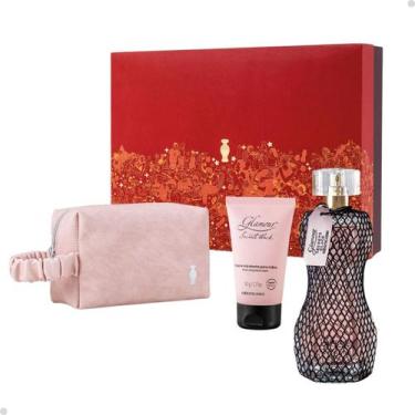 Imagem de Kit presente natal glamour secrets black (3 itens) - O Boticario