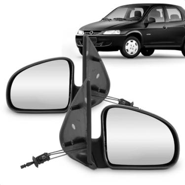 Imagem de Par Retrovisor Externo Celta 2000 A 2006 Controle Manual