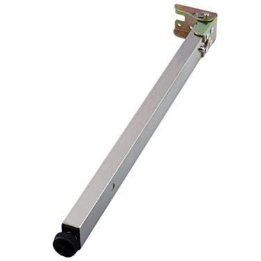 Imagem de Pernas de mesa dobráveis de 1 peça, perna de mesa dobrável perna de elevação ajustável pernas de móveis dobráveis telescópicas quadradas de aço inoxidável para mesa secretária barra de desses