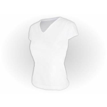 Imagem de Baby look Lisa Algodão Branca - Del France, GG