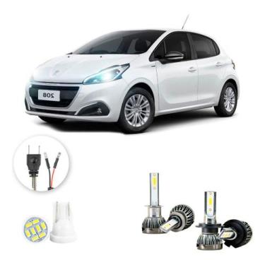 Imagem de Ultra Led Nano 22000lm Peugeot 208 2012-2021 Alto Baixo - LUXLED y3, B