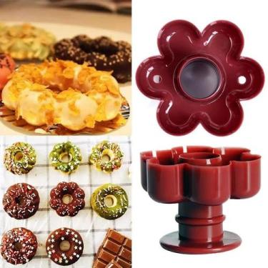 Imagem de Modelador De Plástico Cortador Para Donuts Formato De Flor - PW OUTLET