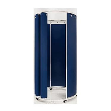 Imagem de SJHDUNBW Vestiário portátil loja de roupas vestiário boutiques vestiário com cortina sombreada sala para área de proteção de privacidade shopping