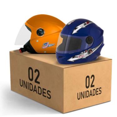 Imagem de Kit 2 Capacete New Liberty 3 Elite + Liberty 4 Kids Feminino Masculino