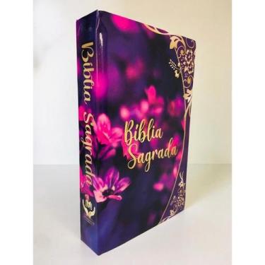 Imagem de Biblia Sagrada Letra Hipergigante Capa Dura com Harpa - NoBrand