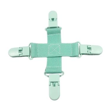 Imagem de DimyFew Lençol de lençol de lençóis Manter lençóis/edredom/tampas/cobertores de emaranhamento de torcer na lavadora na lavadora ou secadora robusta, Verde