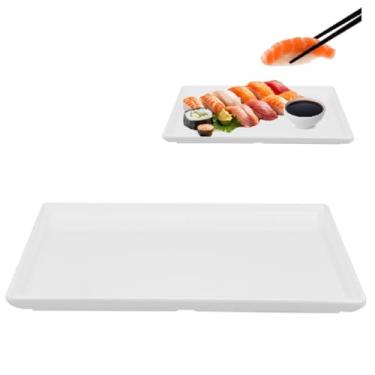 Imagem de 2 Bandeja Hotel Prato Melamina Premium Travessa 25x17cm