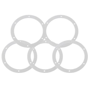 Imagem de Ynxgzcan Gaxeta do exaustor do fogão a pellets de 17 cm, junta do motor do ventilador de montagem do exaustor de combustão, peça nº 61050041