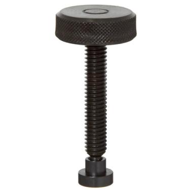 Imagem de TE-CO 31322L Grampo giratório com botão serrilhado com óxido preto grande, rosca 1/4-20 x 6,5 cm Lg (pacote com 2)