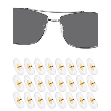 Imagem de DROGO 12 pares de almofadas de nariz de substituição de silicone macio para nariz RayBan RB3025/RB3026/RB3044/RB3445/RB3516/RB3354/RB3478 óculos/óculos de sol, antiderrapante, não irrita a pele