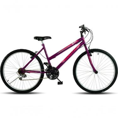 Imagem de Bicicleta Aro 26 18 Marchas South Love Girl Freio V-brake - Roxo Roxo
