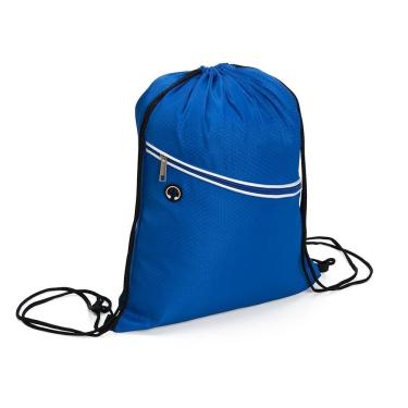 Imagem de Mochila Saco Impermeável Futebol Escola Trilha Esportes Azul