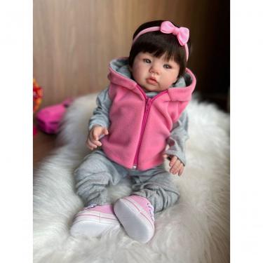 Imagem de Bebê Reborn Lívia Kit Simplespo Do Bebê Tecido