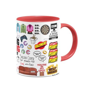 Imagem de Caneca Icons Moments The Big bang Theory - B-red