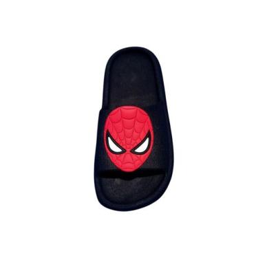 Imagem de Chinelo Heróis Slide Homem Aranha Unissex Batman Leve - Marinella Shoe