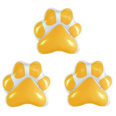Imagem de CYMYLAR 3 Peças 25 * 28" Balão Amarelo Branco Com Pata De Cachorro Blueyi Balões Metalizados/Balões Para Festa Aniversário Blueyi/Chá Bebê Meninas E Meninos Tema Azul Decorações Alegres