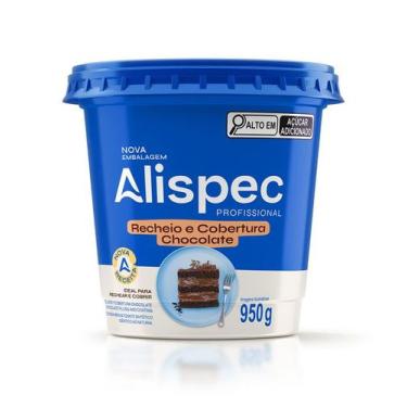 Imagem de RECHEIO E COBERTURA ALISPEC 950g CHOCOLATE CREMOSO PRONTO