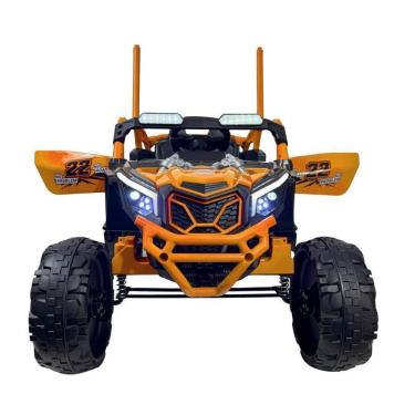 Imagem de Carrinho Elétrico Infantil Gaiola Laranja 12V