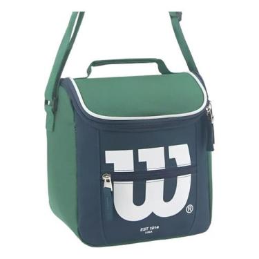 Imagem de Bolsa Lancheira Transversal Esportiva Wilson 7,5L Leve Design, Verde