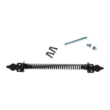 Imagem de WeiLaiKeQi Mola de porta para fechar a porta, fechamento automático, multifuncional, ferragens de aço manganês, fechamento automático de portão ajustável para