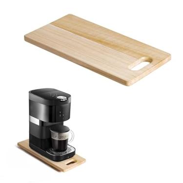 Imagem de Slider de eletrodomésticos, bandeja deslizante para cafeteira e utensílio de cozinha, bandeja deslizante de panela de café para bancada, bandeja de rolamento de eletrodomésticos com rodas de borracha