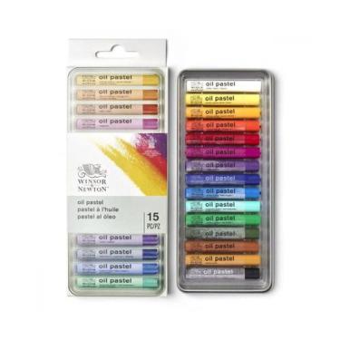 Imagem de Giz Pastel Oleoso Winsor & Newton 15 Cores