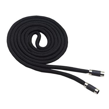 Imagem de ZEALMAX Cordões De Reposição Zealmax, Corda Flexível Universal Para Cinto Roupas, Faixa Decorativa Moletons, Calças E Preta