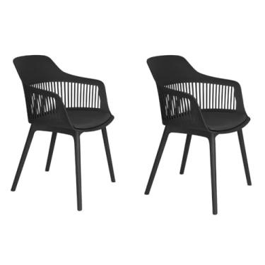 Imagem de Kit 2 Cadeiras Estofada em Tecido Jantar Cozinha Marcela