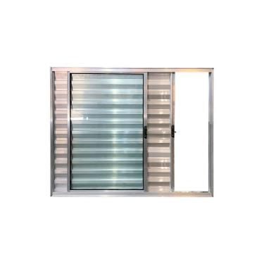 Imagem de Veneziana 3 Folhas Brilhante 100x120 Linha 18 Esmeralda