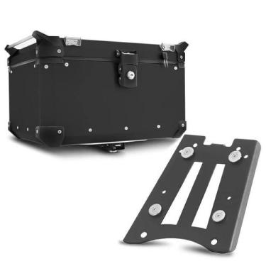 Imagem de Baú Moto Alumínio Top Case 48 Litros + Base de Fixação Super Adventure