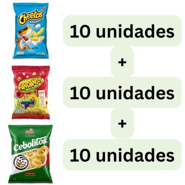 Imagem de Salgadinhos Elma Chips Cheetos e Fandangos Kit com até 40, Cheetos + C