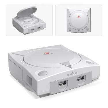 Imagem de RetroFlag Dreamcase para Raspberry Pi 5, gabinete premium com sistema de resfriamento integrado (dissipador de calor e almofadas de alumínio), acesso à porta frontal e botões seguros/reinicialização