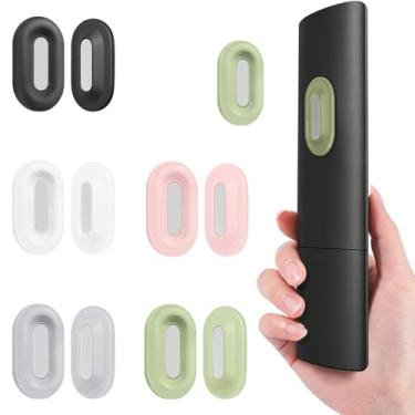 Imagem de Freewindo Suporte magnético para controle remoto de parede, pacote com 5 suportes para controle remoto para TV, suporte de parede para controle remoto de silicone, organizador magnético para cama, TV