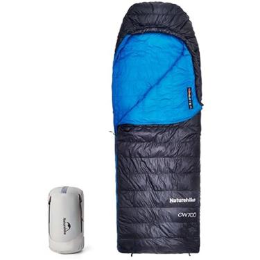 Imagem de Naturehike CW700 [Atualização 2025] Saco de dormir ultraleve para plumas [-26,2°C~-1,7°C, 1314g] Sacos de dormir para todas as estações para adultos em clima frio, mochilão, caça e campistas com bolsa