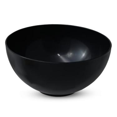 Imagem de Conjunto Com 20 Bowls de 380ml Tigelas Plástico Cores Vivas Colorido Sobremesa Sopa Caldos Sorvete (Preto)