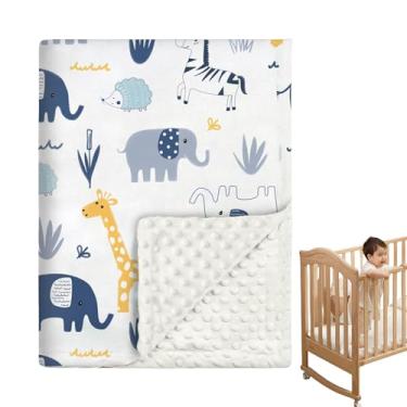 Imagem de Rrlihjgu Cobertor Para Berço, Manta Quente Aconchegante Macia Infantil, Artigos Para Berçário Para Enrolar Viagem Sofá Piquenique Berço Portátil Cama Cadeira de Carro ao Ar Livre Acampar