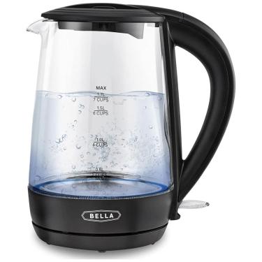 Imagem de Chaleira Elétrica 1.7 L com Desligamento Automático, 1500W, 110v, BELLA 17267, Preto