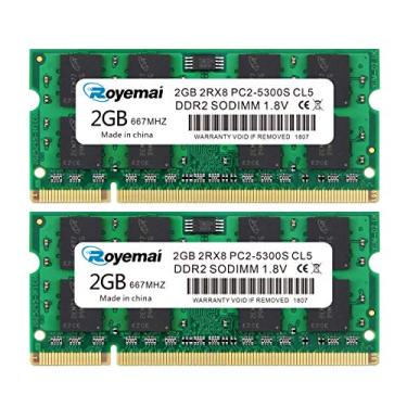 Imagem de DDR2 667 RAM, 4GB(2x2GB) PC2 5300S Green, DDR2 667