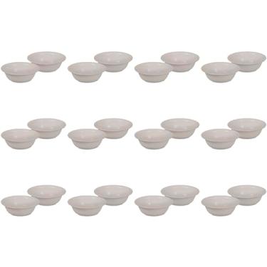 Imagem de Sterilite Conjunto de duas tigelas de 1,389 g, tigelas de plástico reutilizáveis para cereais, sopa, arroz ou lanches, seguro para lava-louças e micro-ondas, cinza, pacote com 12