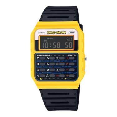 Imagem de Casio Relógio de calculadora de colaboração PAC-Man CA53WPC-1B, Preto