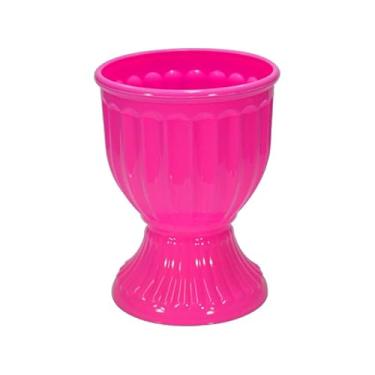 Imagem de Vaso Estilo Romano Decoração Festa Acrílico 13cm X 18cm (PINK)