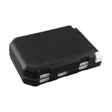 Imagem de UGPLM Lures de caixa de tração de pesca Box Squid Jig Goks Recipiente de dupla face Compartamentos compactos Caso de armazenamento compacto Caso, Pequeno