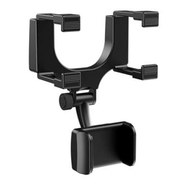 Imagem de Suporte Para Celular Veicular Automotivo Encaixe No Retrovisor Carro Gps 360° Universal C-102