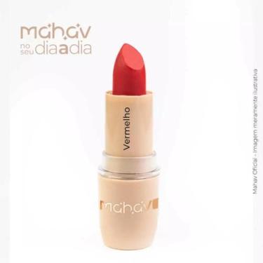 Imagem de Batom Dia a Dia Mahav Cor Vermelho